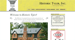 Desktop Screenshot of historictyler.org