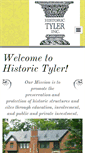 Mobile Screenshot of historictyler.org